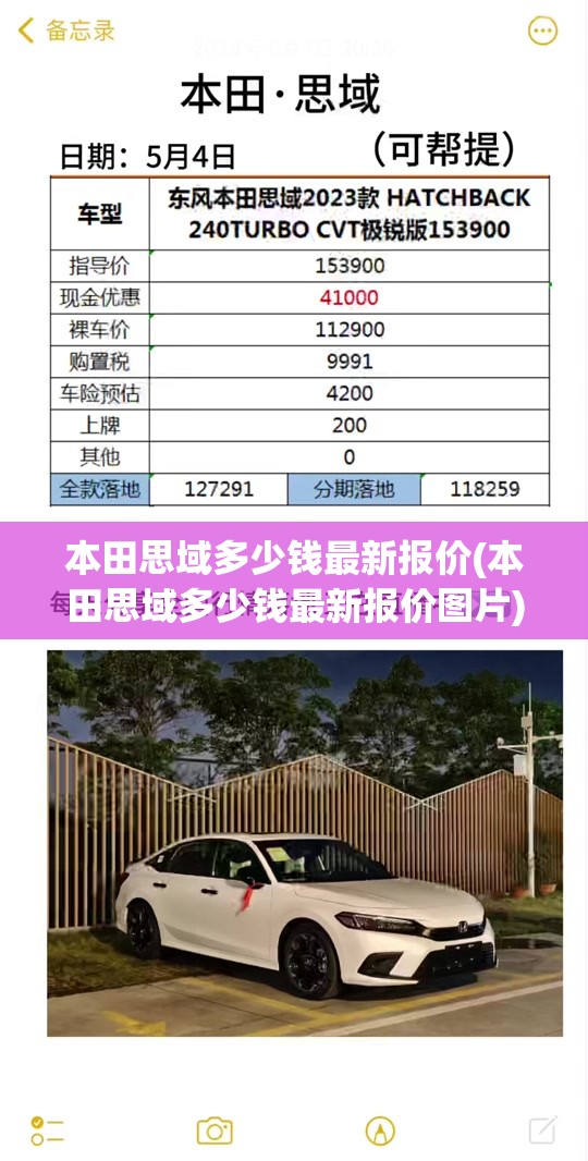 本田思域多少钱最新报价(本田思域多少钱最新报价图片) 本田思域多少钱最新报价(本田思域多少钱最新报价图片)