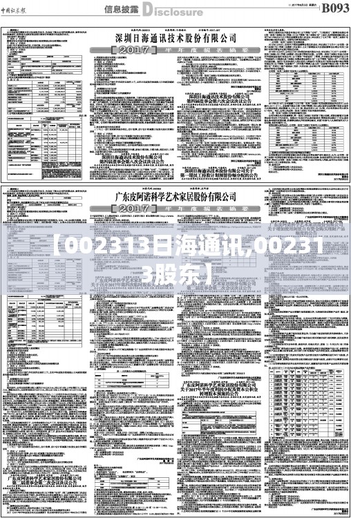 【002313日海通讯,002313股东】
