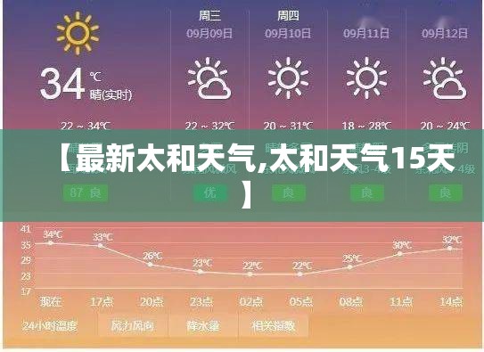【最新太和天气,太和天气15天】