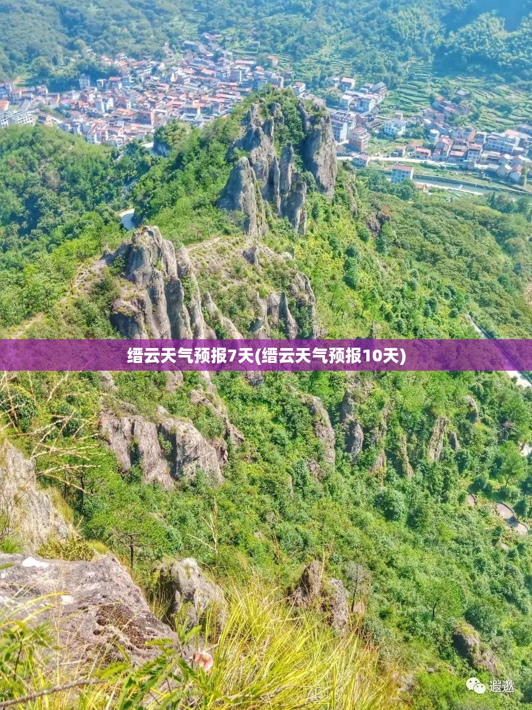 缙云天气预报7天(缙云天气预报10天)