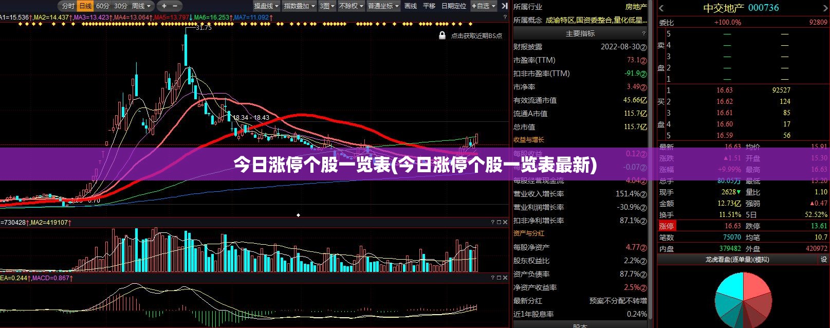 今日涨停个股一览表(今日涨停个股一览表最新) 今日涨停个股一览表(今日涨停个股一览表最新)