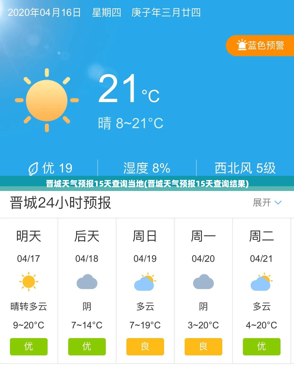 晋城天气预报15天查询当地(晋城天气预报15天查询结果)