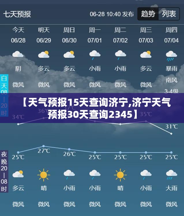【天气预报15天查询济宁,济宁天气预报30天查询2345】