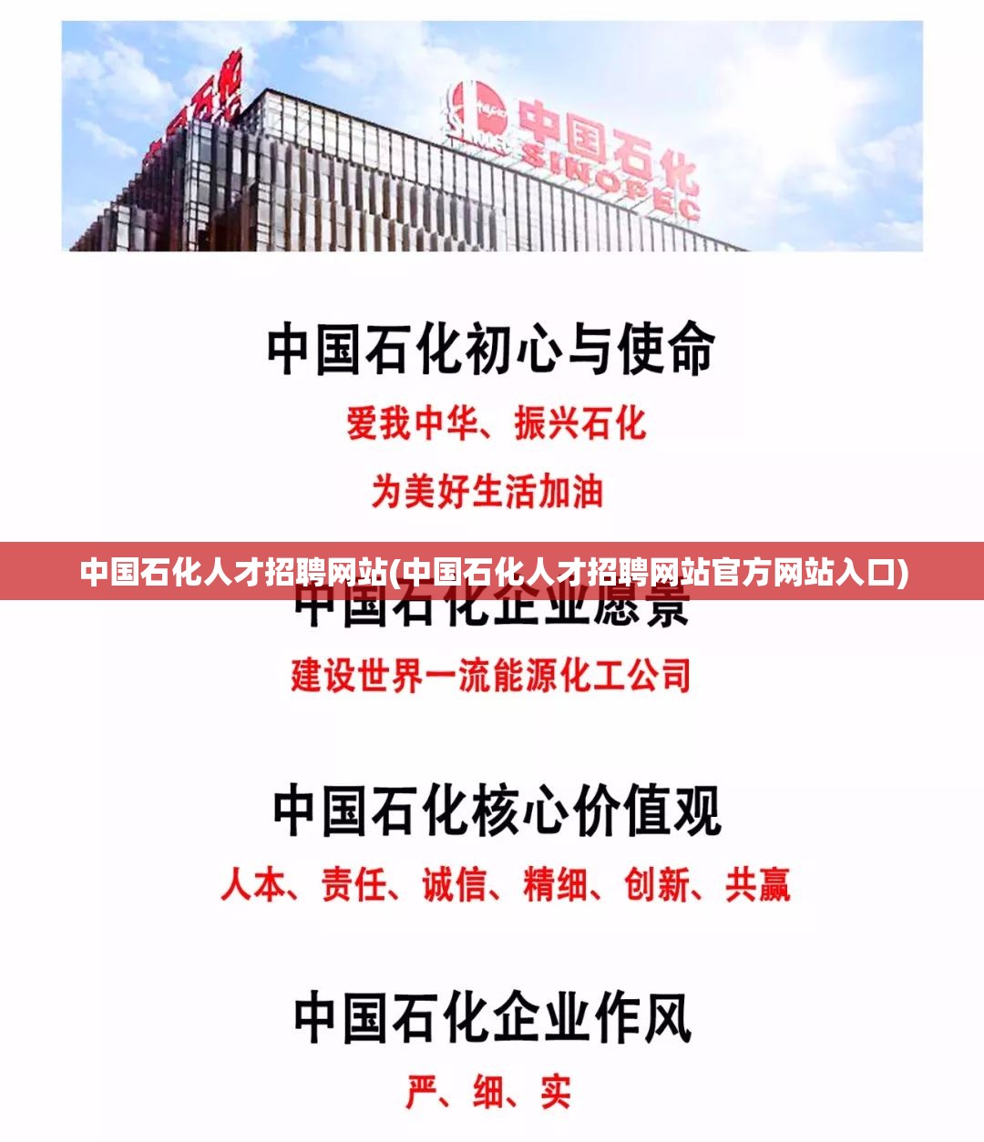 中国石化人才招聘网站(中国石化人才招聘网站官方网站入口) 中国石化人才招聘网站(中国石化人才招聘网站官方网站入口)