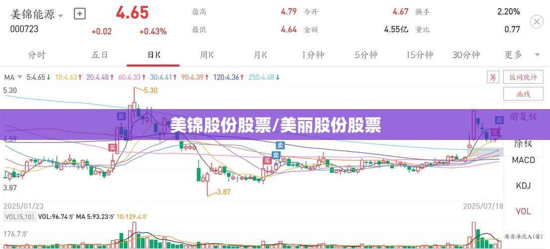 美锦股份股票/美丽股份股票 美锦股份股票/美丽股份股票
