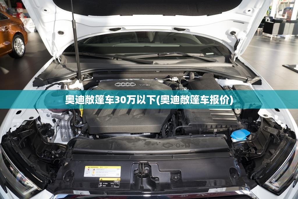 奥迪敞篷车30万以下(奥迪敞篷车报价) 奥迪敞篷车30万以下(奥迪敞篷车报价)