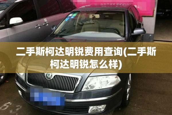 二手斯柯达明锐费用查询(二手斯柯达明锐怎么样) 二手斯柯达明锐费用查询(二手斯柯达明锐怎么样)
