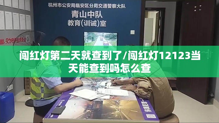 闯红灯第二天就查到了/闯红灯12123当天能查到吗怎么查