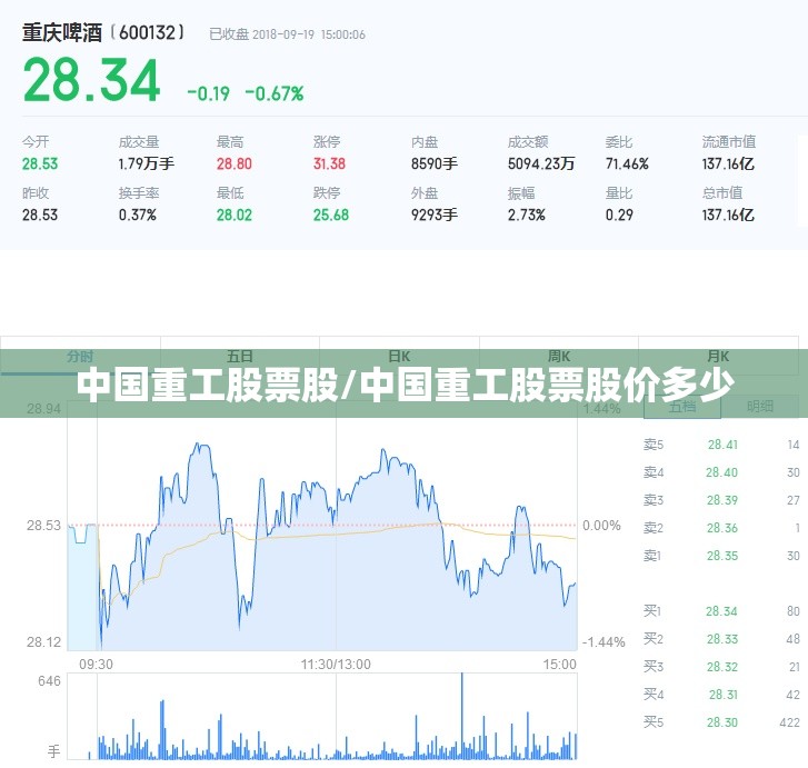 中国重工股票股/中国重工股票股价多少 中国重工股票股/中国重工股票股价多少