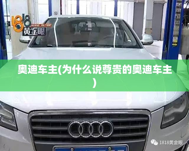 奥迪车主(为什么说尊贵的奥迪车主)