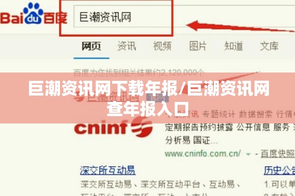 巨潮资讯网下载年报/巨潮资讯网查年报入口 巨潮资讯网下载年报/巨潮资讯网查年报入口