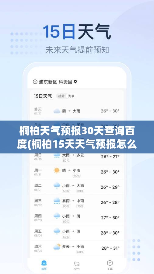 桐柏天气预报30天查询百度(桐柏15天天气预报怎么查)