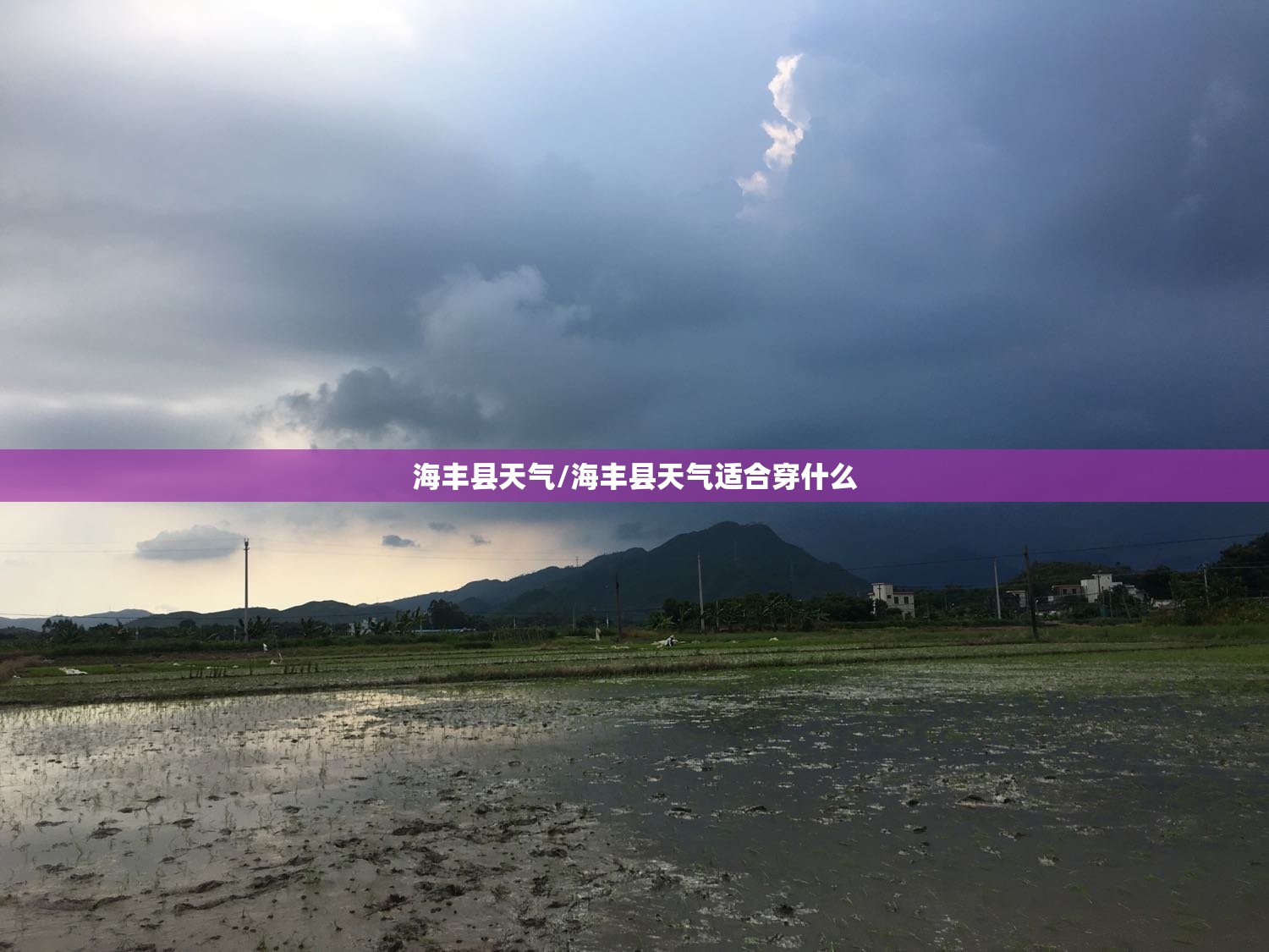 海丰县天气/海丰县天气适合穿什么